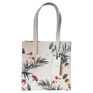 Ted Baker Cream Floral Tote Bag